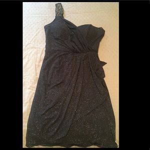 Xscape shoulder dress